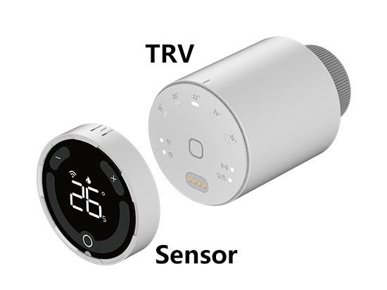 Termostato Inteligente con Zigbee 3.0 y Sensor de Temperatura para Radiadores