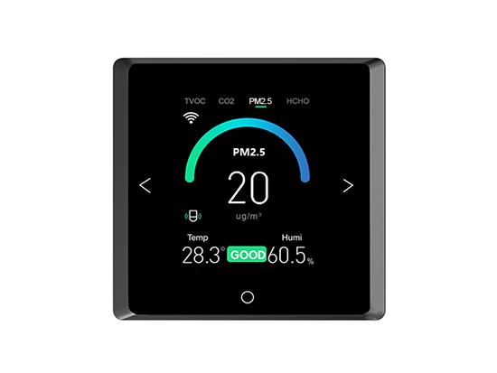 Monitor inteligente de calidad del aire interior con integración HVAC