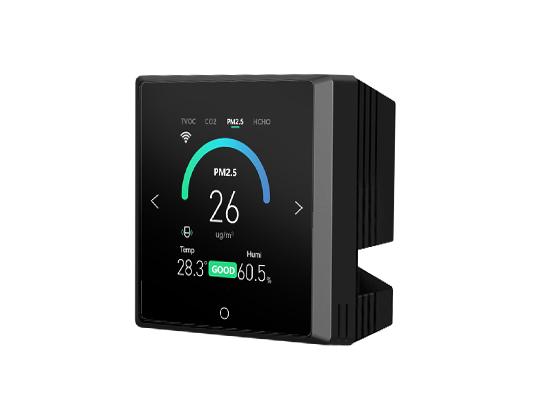 Monitor de calidad del aire interior multifunción con conectividad HVAC inteligente